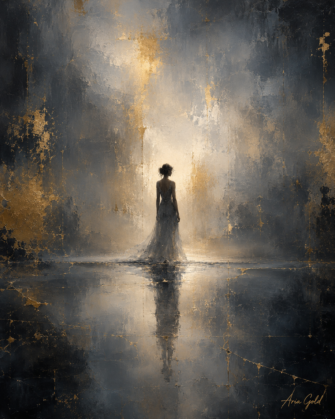 The Finding — Aria Gold Gallery painting