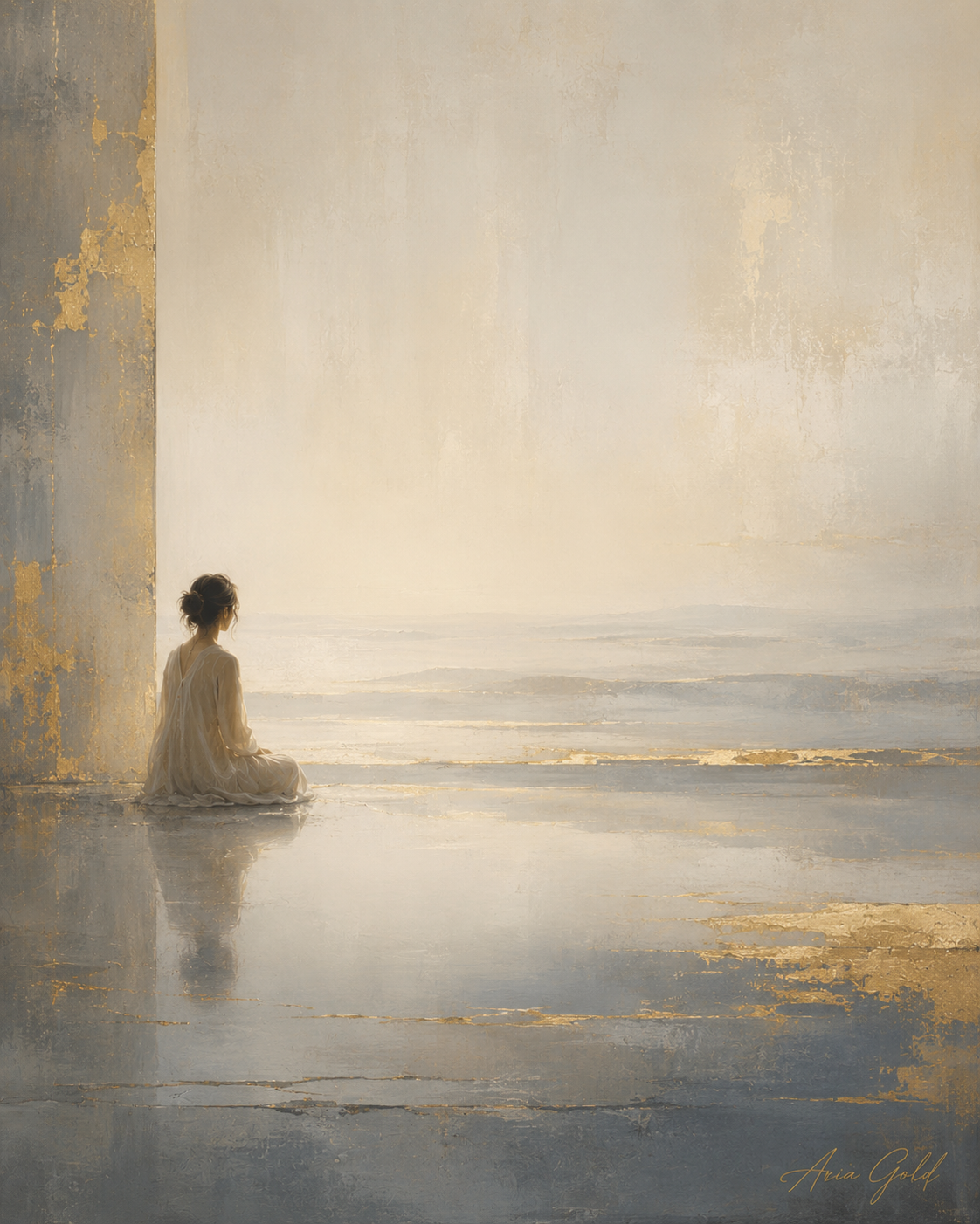 Where Memory Sits — Aria Gold Gallery painting