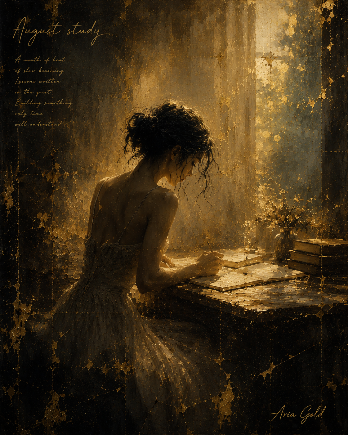 August Study — Aria Gold Gallery painting