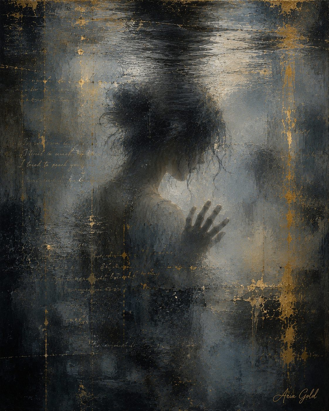 Submerged Signal — Aria Gold Gallery painting